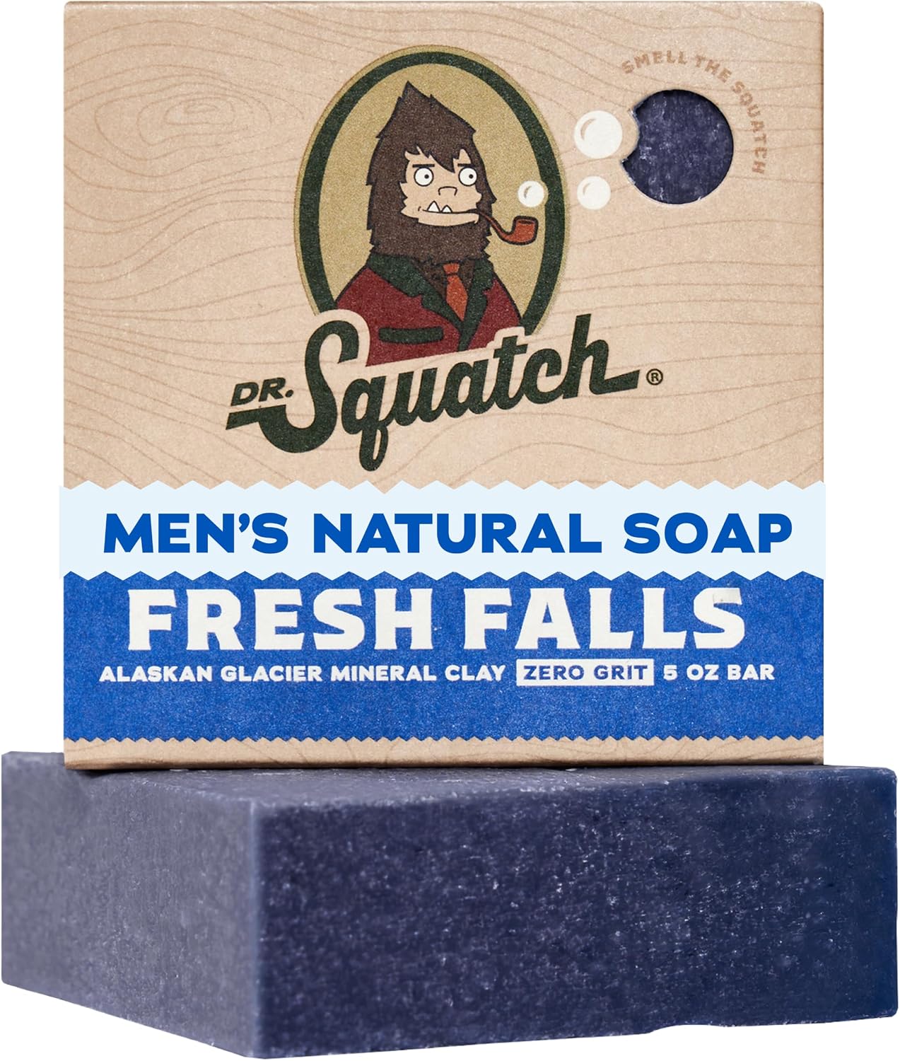 Dr. Squatch Natural Men’s Bar Soap, Body Soap Bar (5oz, 1-Pack)
