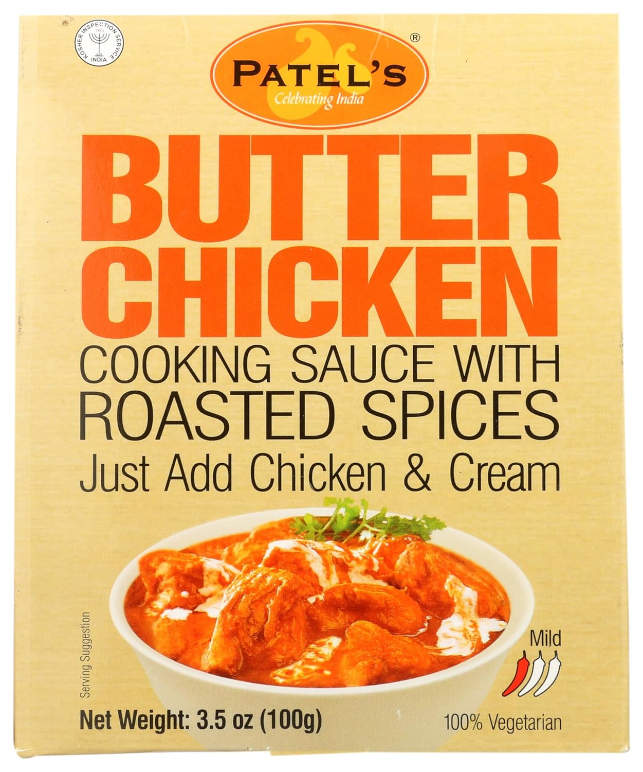 Patel's Butter Chicken Cooking Sauce with Roasted Spices - 100g (Pack of 2)