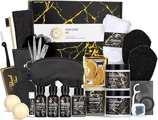 Skin Care Set, 28pcs Gifts for Women & Men includes Face Cream,Bath Oil, Scented Candle. Facial Skin Care Set, Body & Facial Kit for Women, Birthday Gifts for Women
