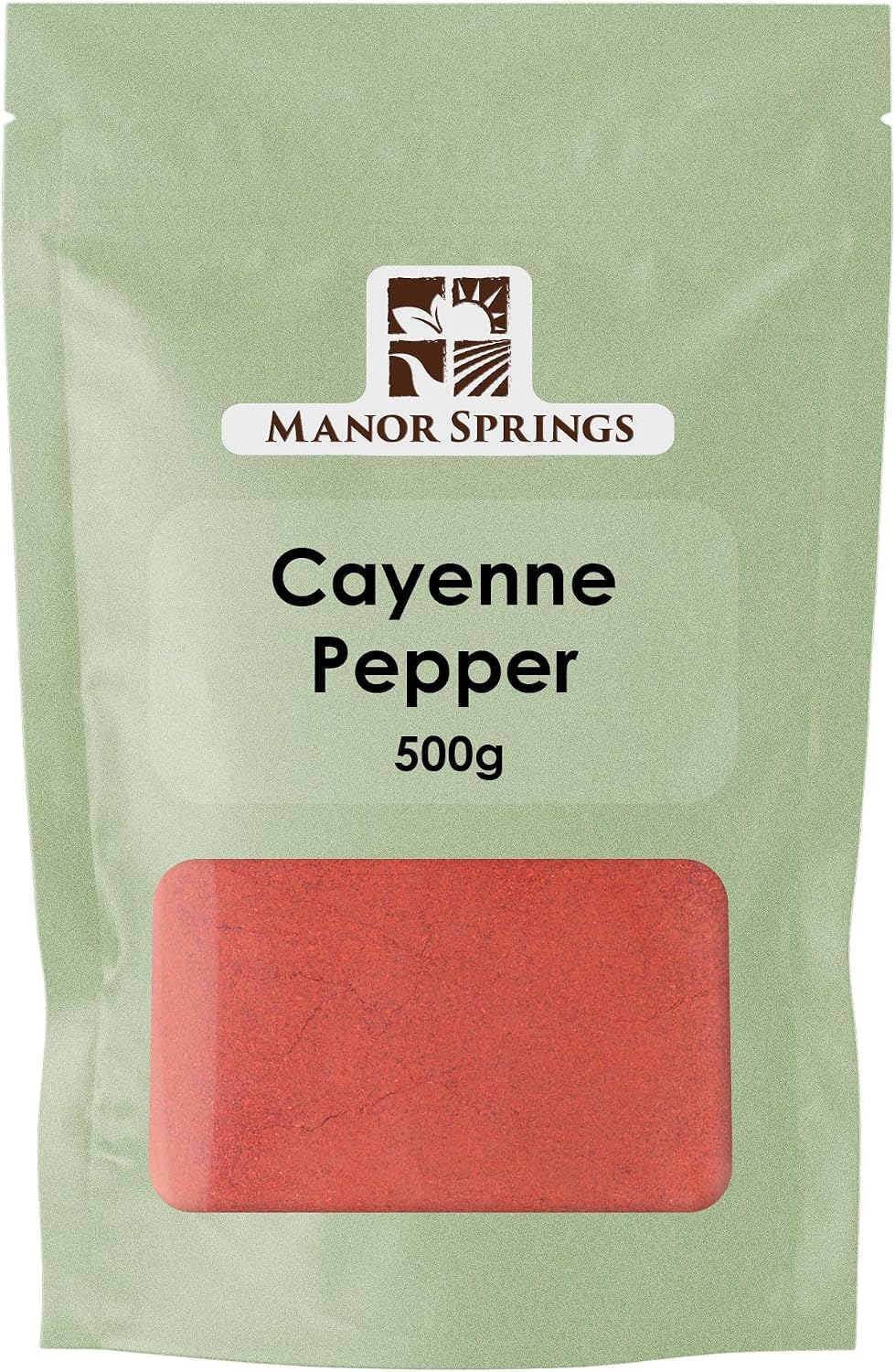 Cayenne Pepper 500g - 35,000 SHU Heat - by Manor Springs