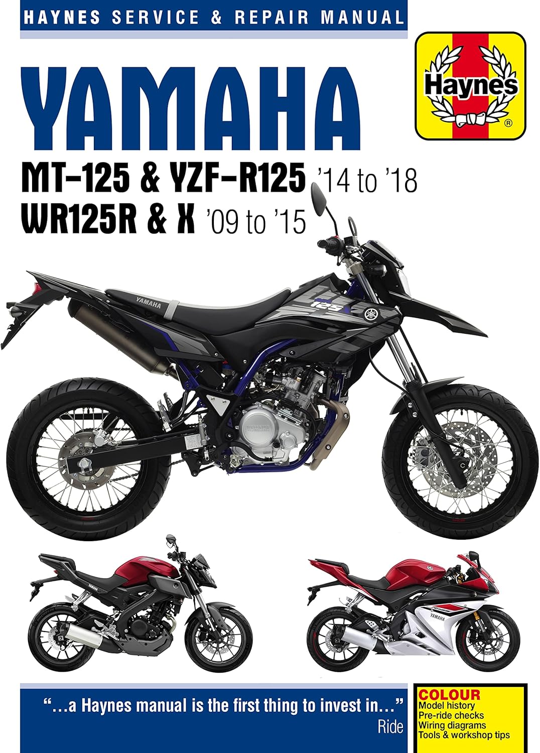 Yamaha MT-125 & YZF-R125 (14-18), WR125R/X (09-15)