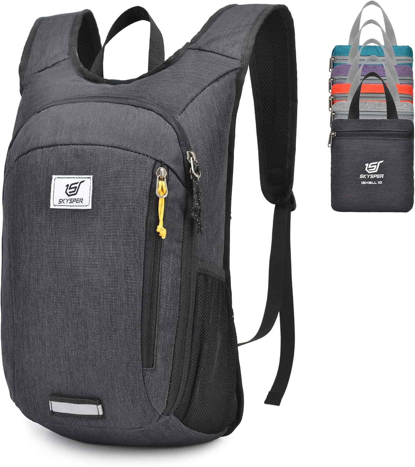 SKYSPER Small Daypack 10L/15L/20L Hiking Backpack Packable Lightweight Travel Day Pack for Women Men