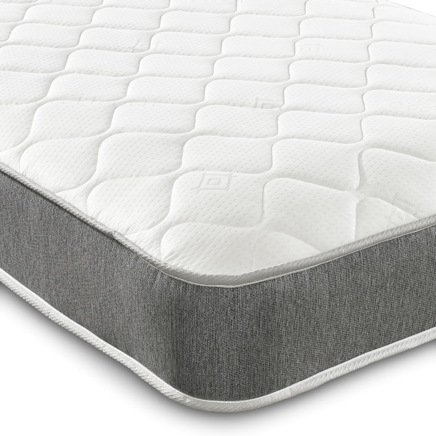 eXtreme comfort ltd Hybrid Grey Essentials Mattress | 3ft Single (90cm x 190cm) | Memory Foam & Bonnell Spring | Plush Feel | Cooltouch Plus Sleep Surface | 18cm Deep | Grey | Maximum Value