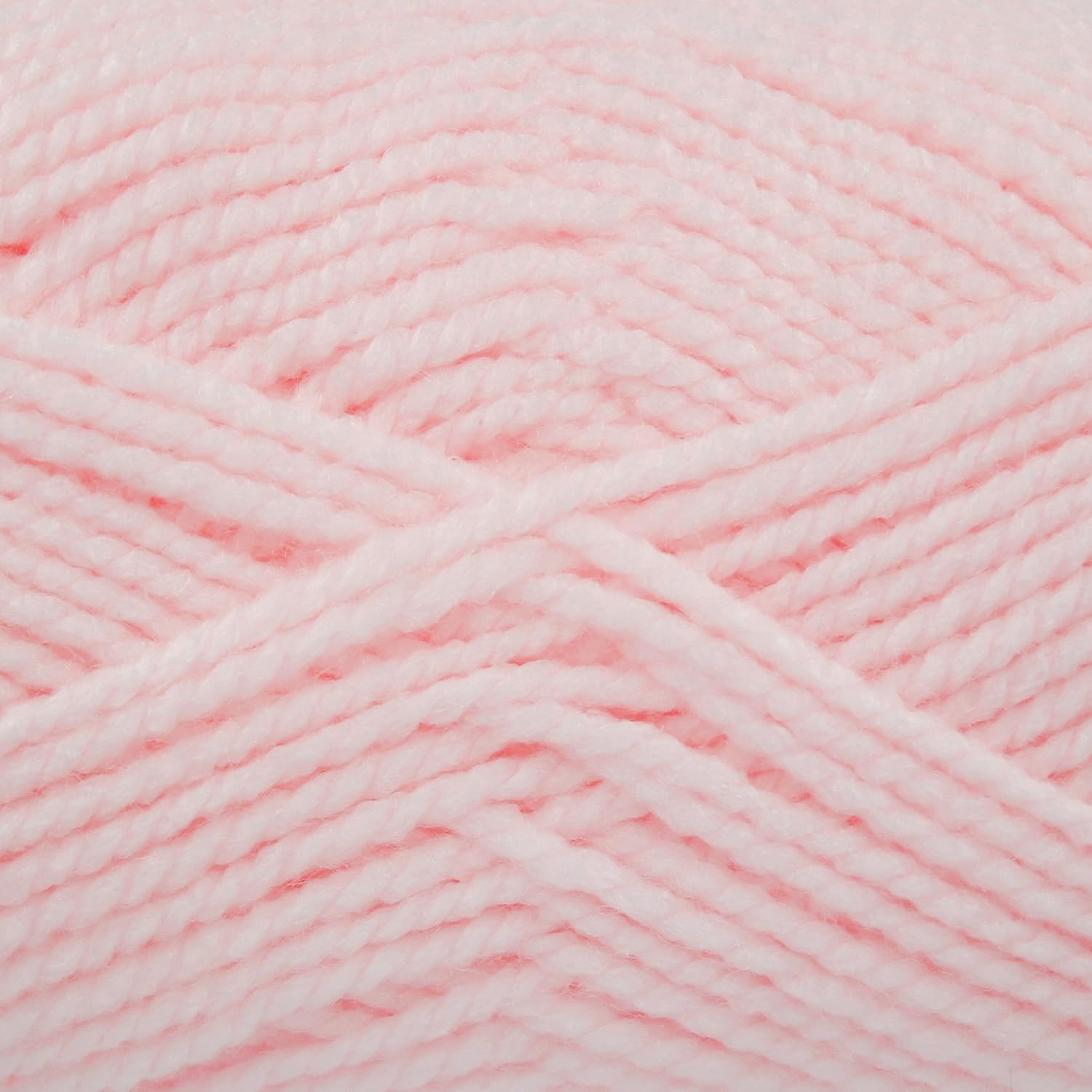 King Cole Big Value Baby Chunky Yarn - 100g Ball - Premium Acrylic Knitting & Crochet Wool for Soft Baby Clothes & Blankets (2512 Soft Pink)