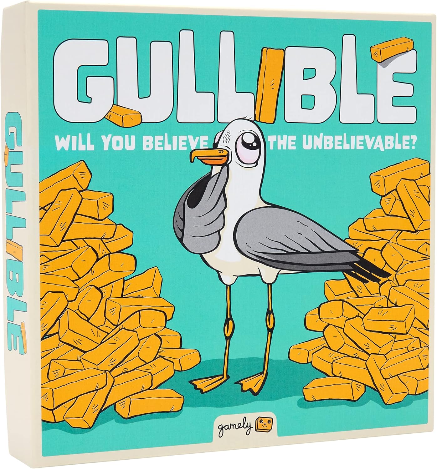 Gullible: The super-fun party game of creativity, bluffing and hilarious facts. Will you fool your family and friends or believe the unbelievable? (Gullible)