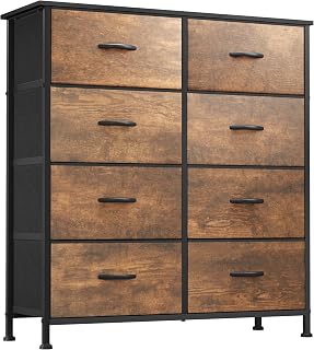 YITAHOME 8-Drawer Fabric Dresser, Furniture Storage Tower Cabinet, Organizer for Bedroom, Living Room, Hallway, Closet