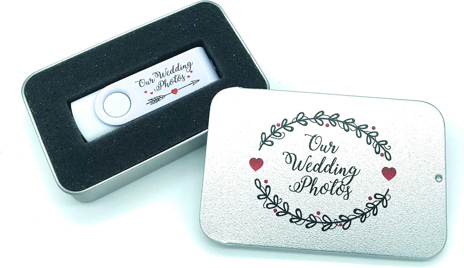 Maisie Moo Gifts Limited Our Wedding Photos 16gb White USB Flash Drive Memory Stick in Gift Tin