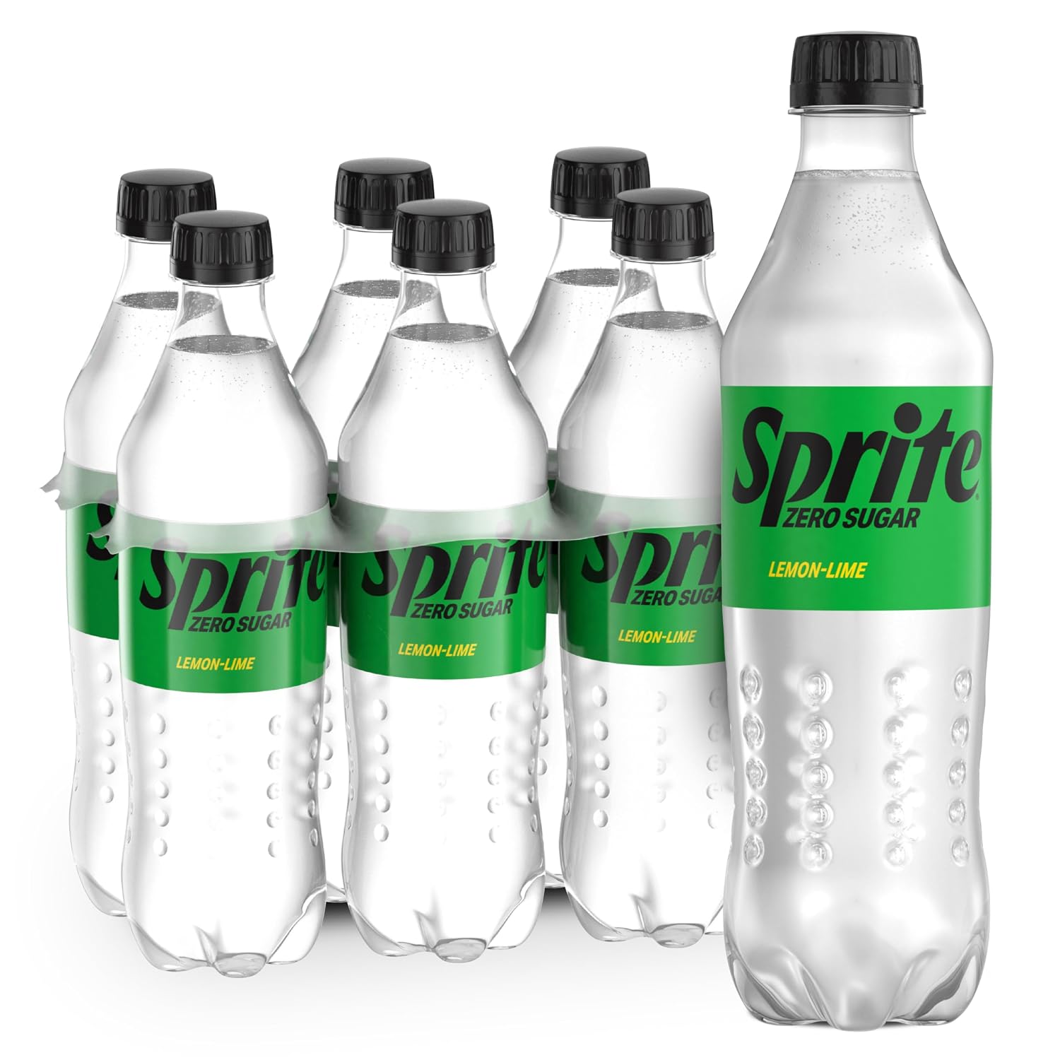 Sprite Zero Sugar Lemon-Lime Caffeine-Free Soda Bottles, 16.9 fl oz, 6 Pack