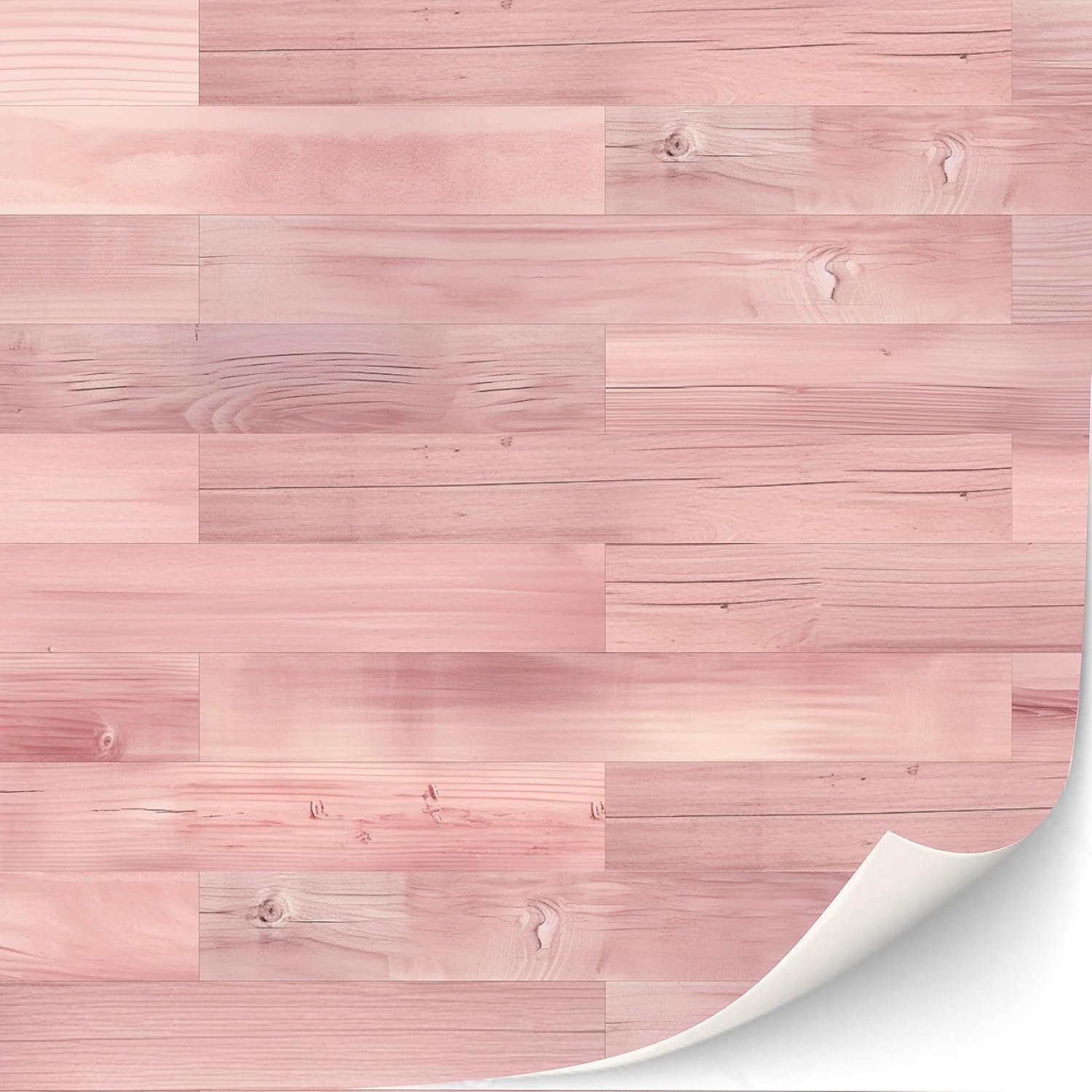 3 Sheets Self-Adhesive Flooring for Dollhouse 1:12 Scale (Pink Parquet)