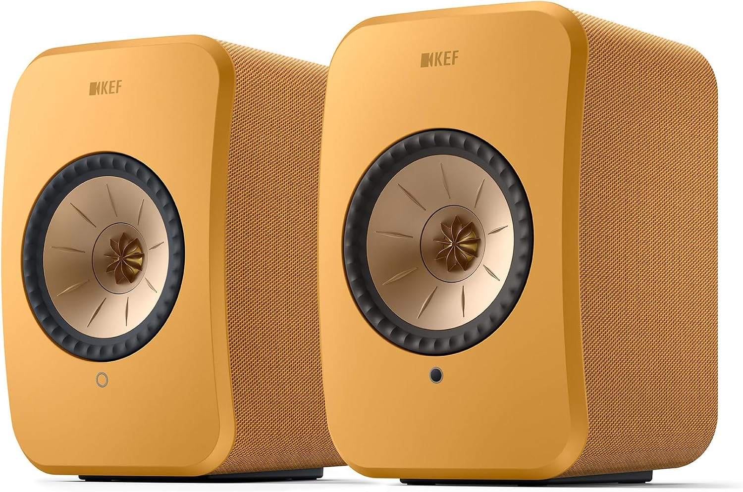 KEF LSX II Wireless HiFi Speaker System (Amber Haze)
