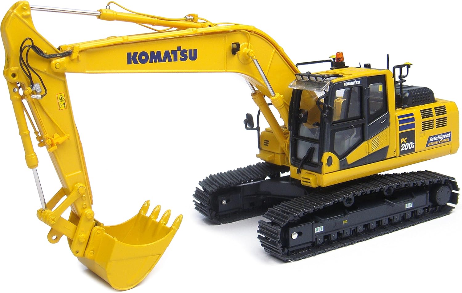 Universal Hobbies - UH8107 - Shovel - Komatsu PC200I-10 - Intelligent Machine Control - Scale 1:50 - Yellow