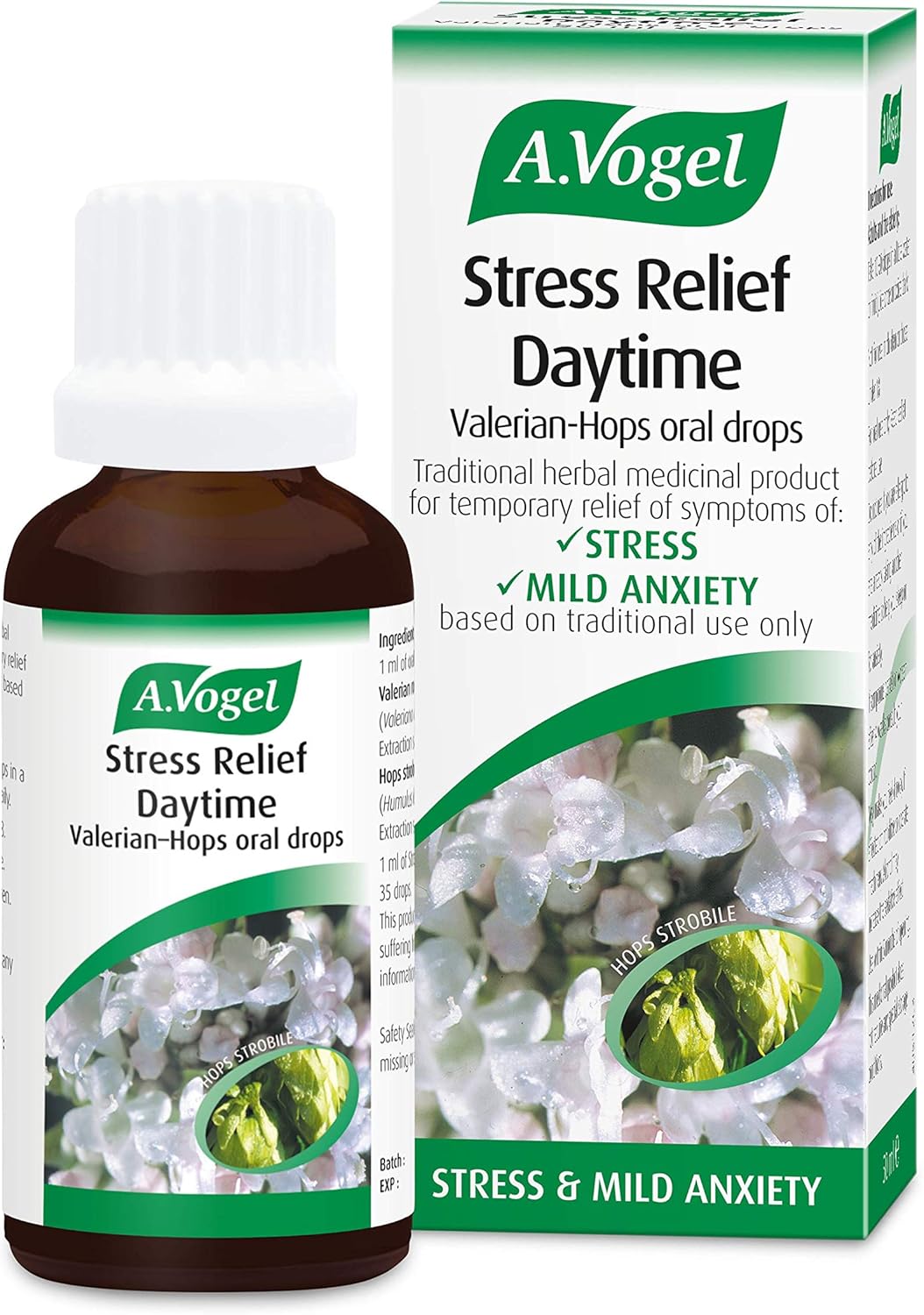 A.Vogel Stress Relief Daytime Oral Drops - Valerian Complex - 50ml