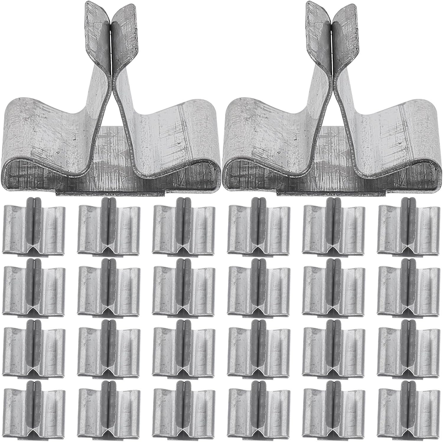 100pcs Metal Candle Wick Holders Centering Device for Wick Candle Making Accessories Universal Clips Wooden Sustainer Base Replacement