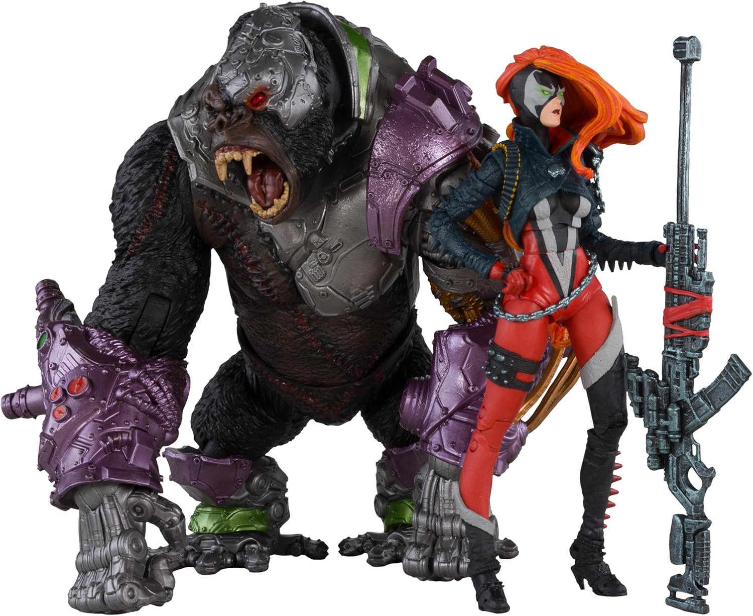 McFarlane Toys - Spawn She-Spawn & Cygor Action Figure 2pk, Gold Label, Amazon Exclusive