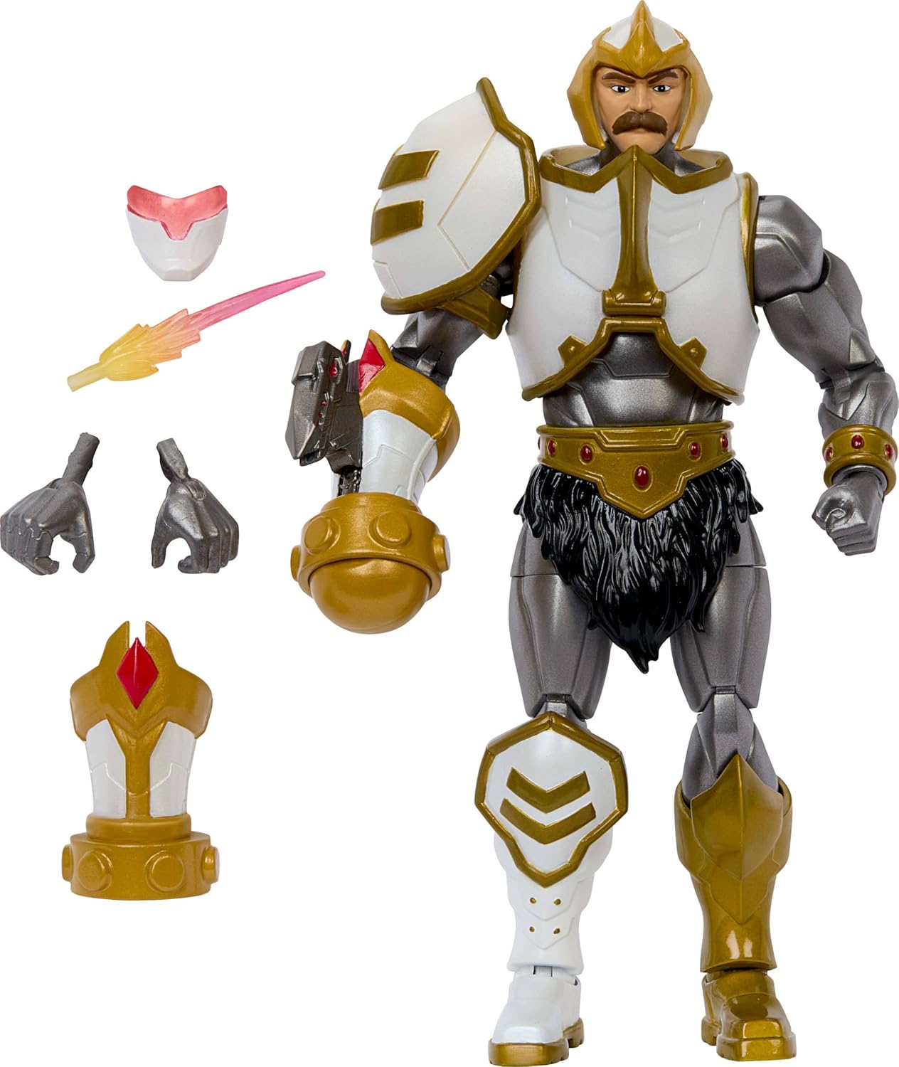 Masters of the Universe: Revolution Masterverse Action Figure & Accessories, Man-of-War Deluxe Motu Collectible with 30 Articulations, 7-inch