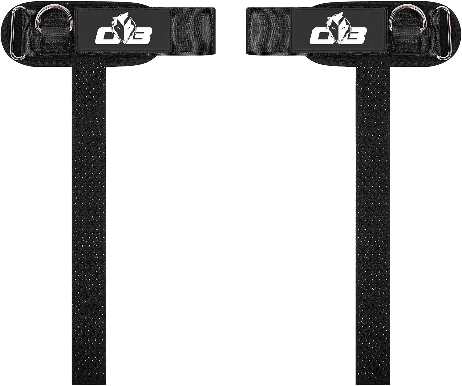 Ekkovision Weight Lifting Straps With Cuffed D Ring, Wrist Support for Men, Heavy Duty Thick Comfortable Lifting Straps, Secure Fit, Enhanced Grip, Straps for Weightlifting & Gym Training, Black