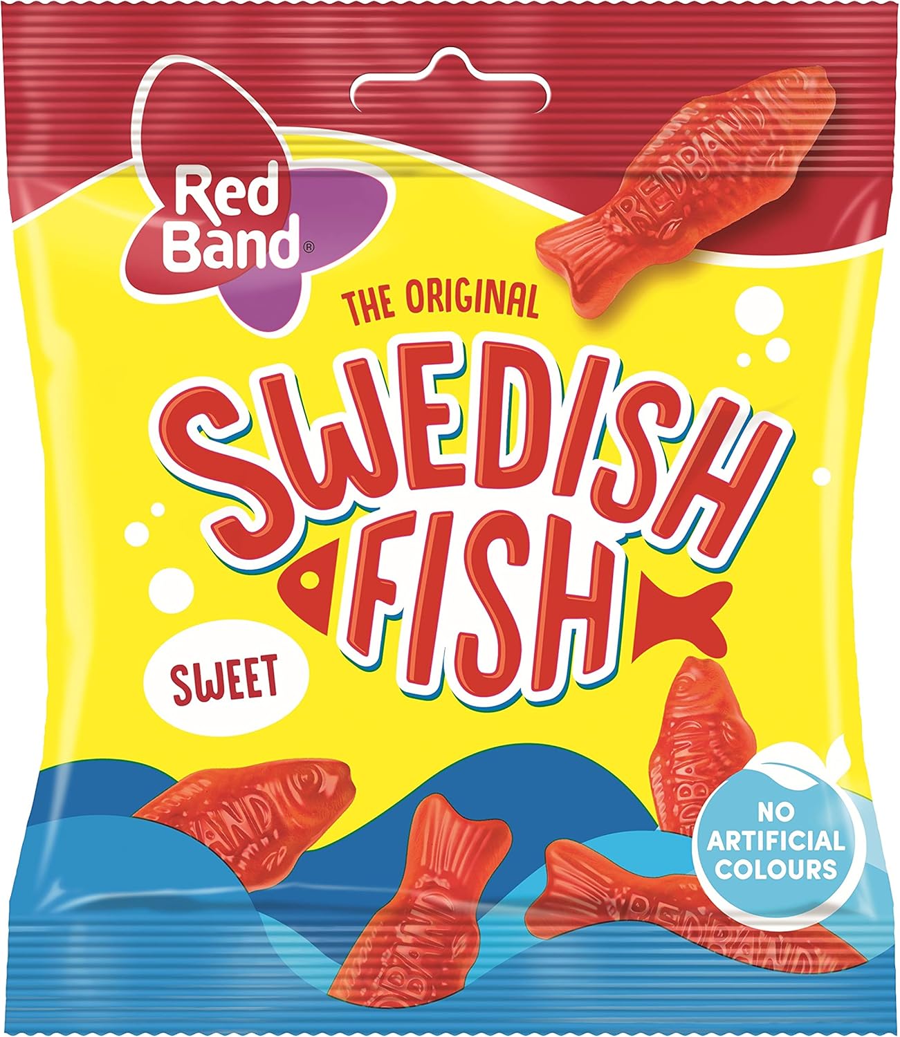 Red Band Swedish Fish, 100 g, Pack of 1