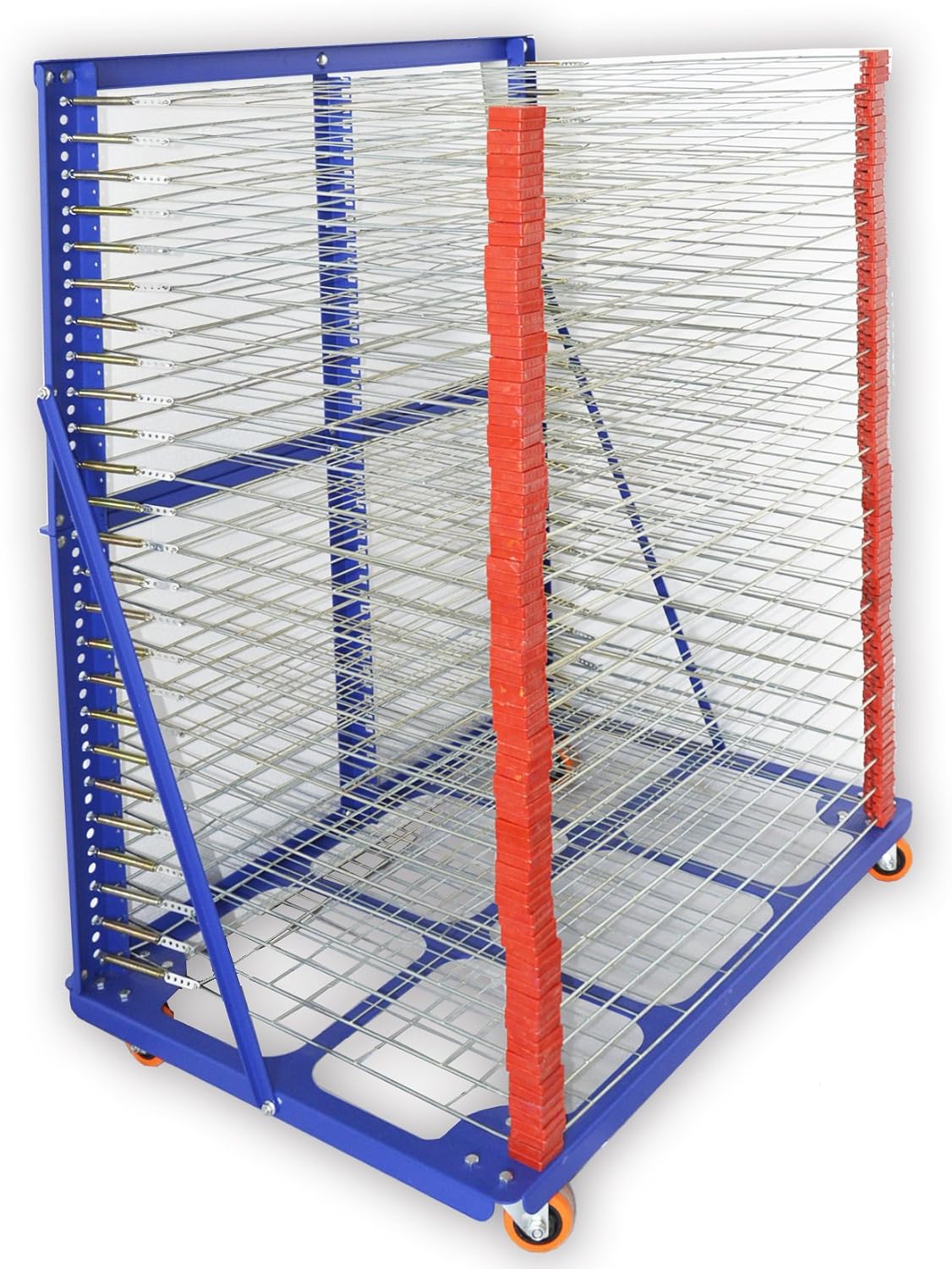 Art Drying Rack Screen Drying Rack Screen Printing Drying Shelf Movable Paint Drying Tool (50-Layer)