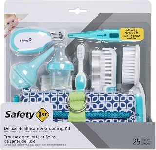 Safety 1st Deluxe 25-Piece Baby Healthcare and Grooming Kit (Arctic Blue)