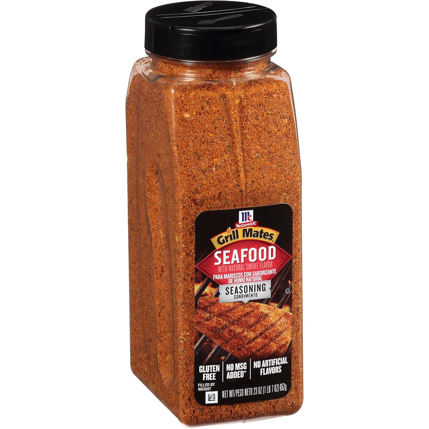 McCormick Grill Mates Seafood Seasoning, 23 oz - One 23 Ounce Container of Fish Seasoning, Enhancing Flavor of Seafood, Beef, Poultry, Vegetable Dishes and More