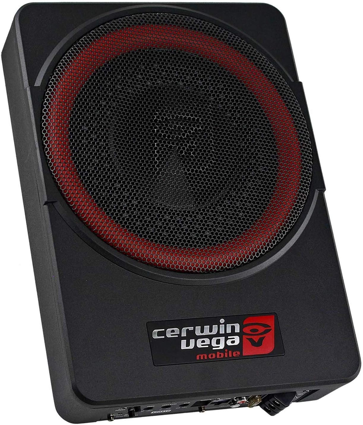 Cerwin vega VPAS10 10" 2Ω 550W Max / 200W RMS Powered Active Subwoofer Enclosure + Bass Knob