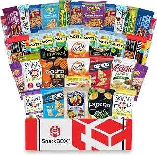 Snack Box Healthy Snack Assortment Variety Care Package (40 Count) | Valentines Day Holiday, Employee Appreciation, Office, Breakroom, Teachers, Back to School, College Students, Birthday Gift, Events, Meeting