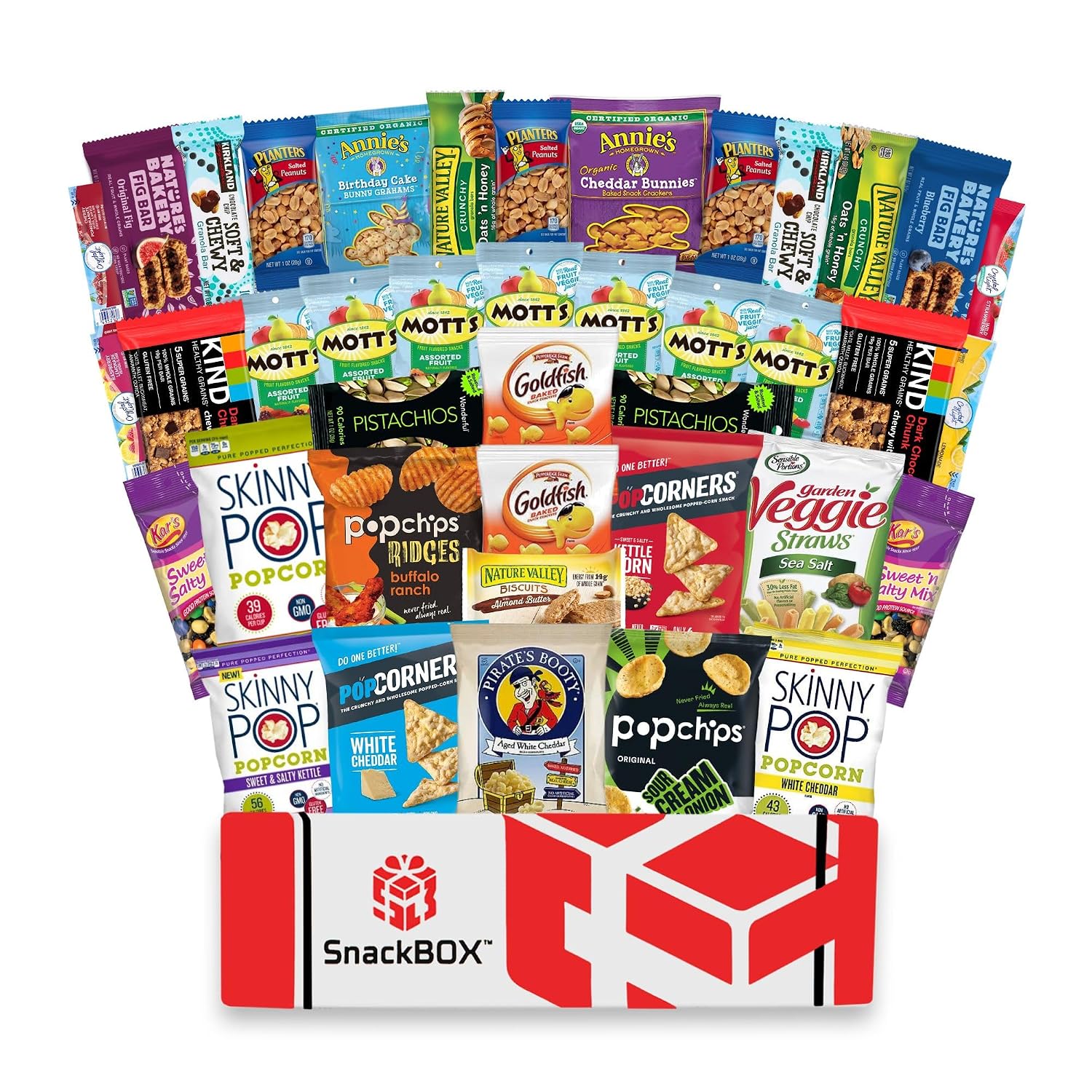 Snack Box Healthy Snack Assortment Variety Care Package (40 Count) | Valentines Day Holiday, Employee Appreciation, Office, Breakroom, Teachers, Back to School, College Students, Birthday Gift, Events, Meeting