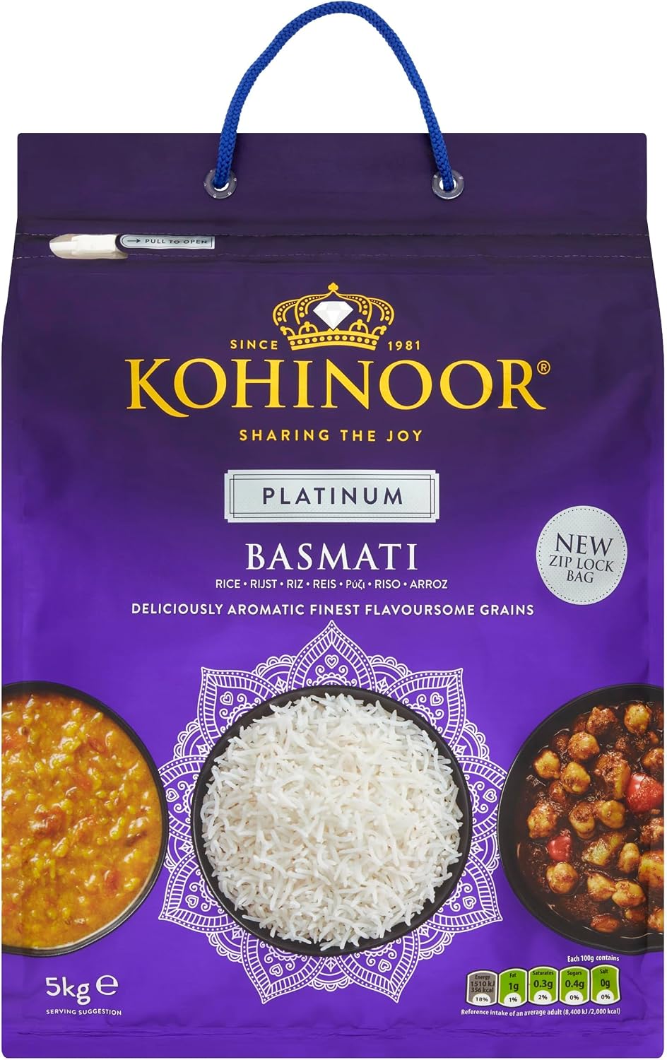Kohinoor Platinum Basmati Rice 5 kg