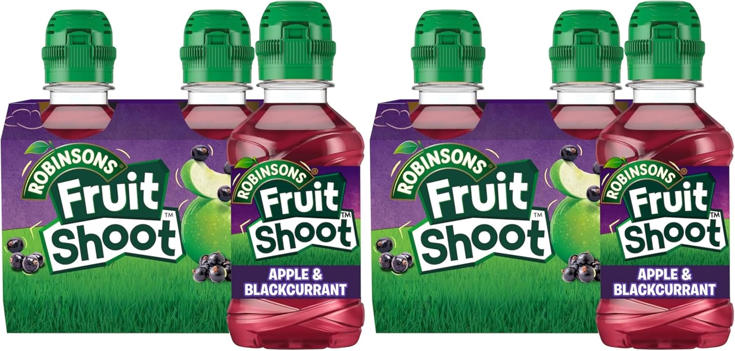 FRUIT SHOOT Apple and Blackcurrant Fruit Juice, 200ml (Pack of 16)
