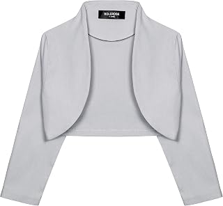 BOLEROSE Girls 3/4 Sleeve Childrens Kids Bolero