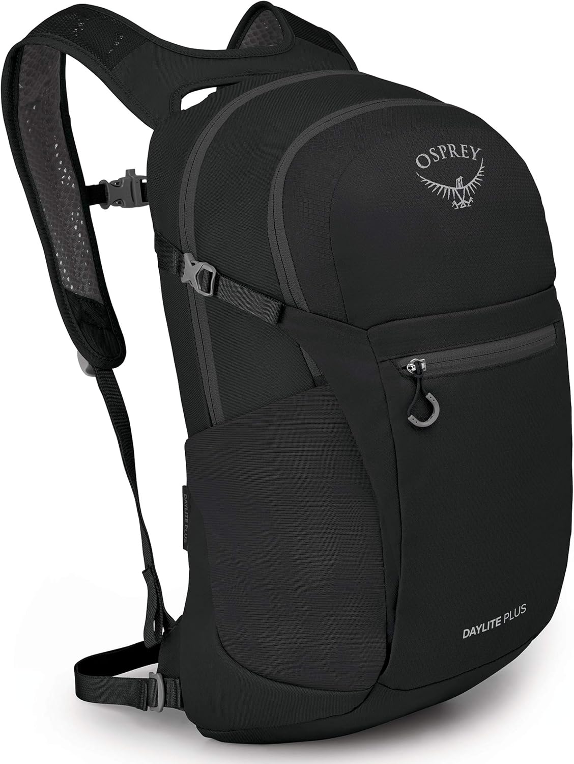 Osprey Daylite Plus Commuter Backpack, Black – Lightweight, Everyday Pack with Laptop Sleeve and Water Bottle Pockets – Ideal for Work, School, and Travel with Versatile Storage Options