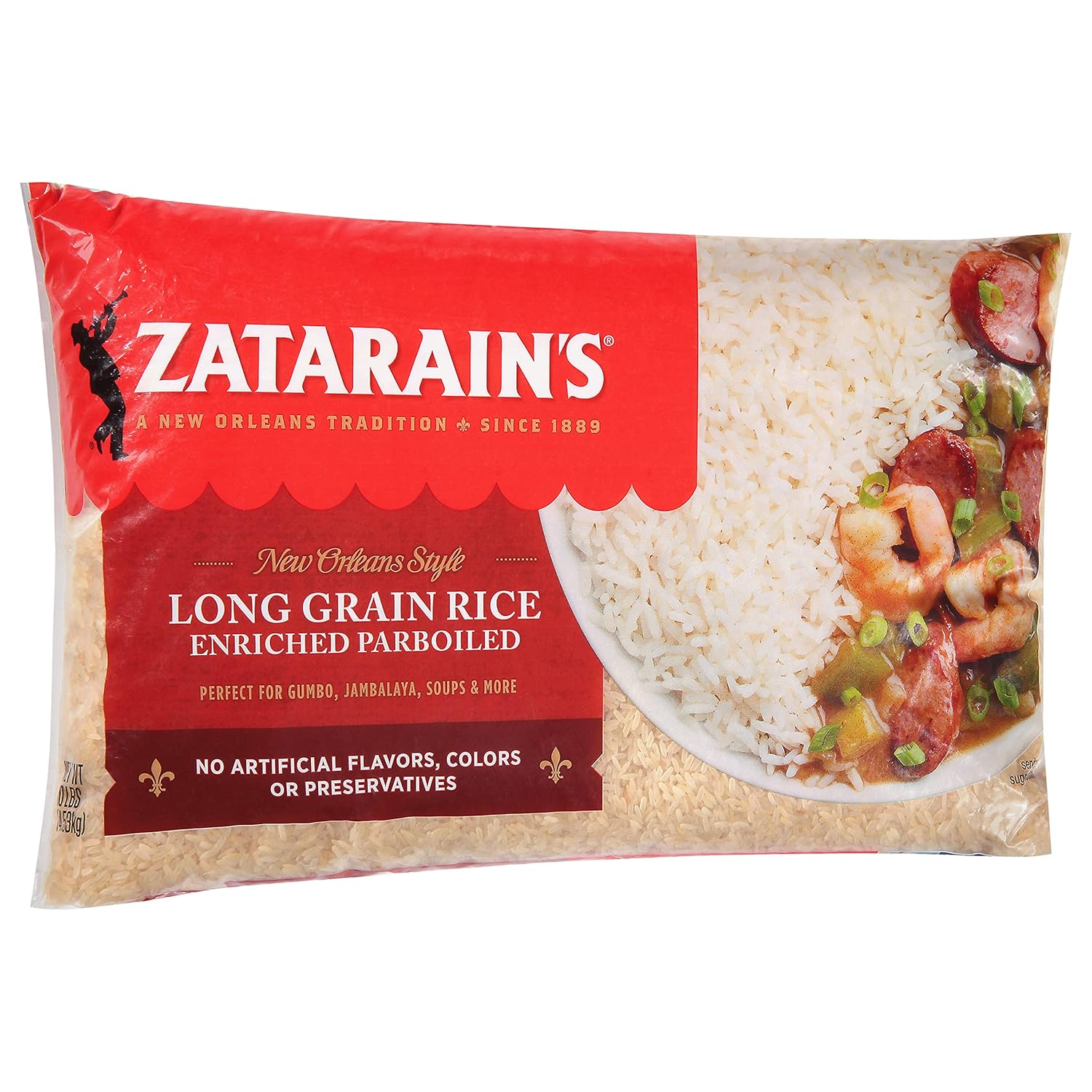 Zatarain's Enriched Parboiled Long Grain Rice, 10 lb