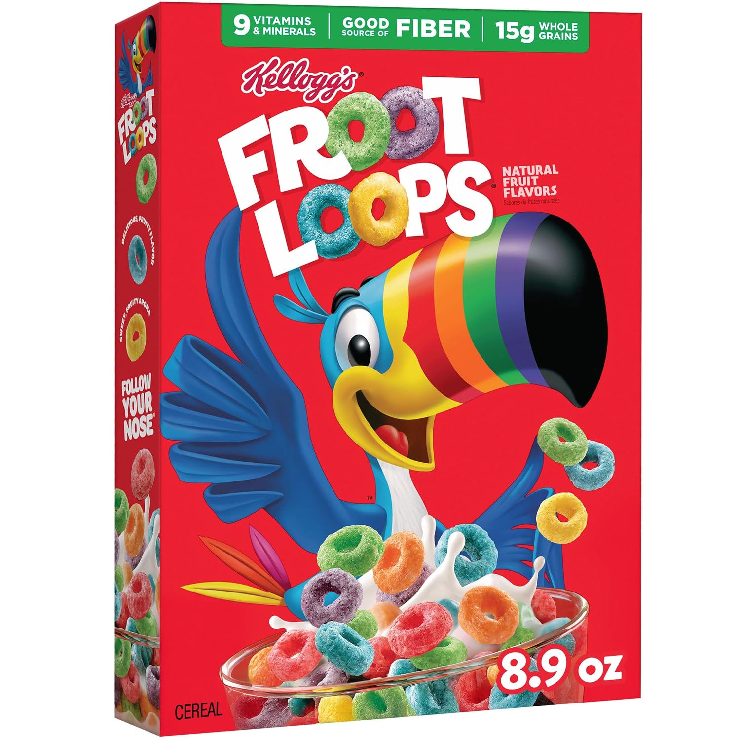 Kellogg's Froot Loops Original Breakfast Cereal 8.9 oz