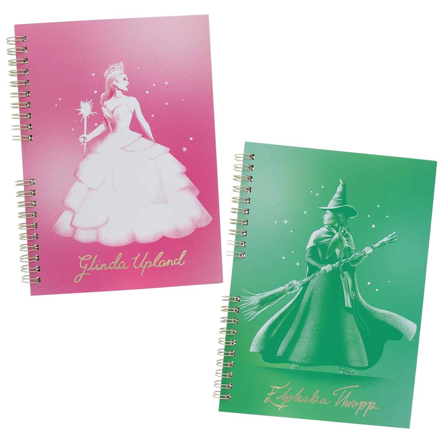 Blueprint Collections Wicked A5 Notebook | Glinda & Elphaba Double sided Notebook | Official Wicked Merchandise | Wicked Movie | Wicked Musical