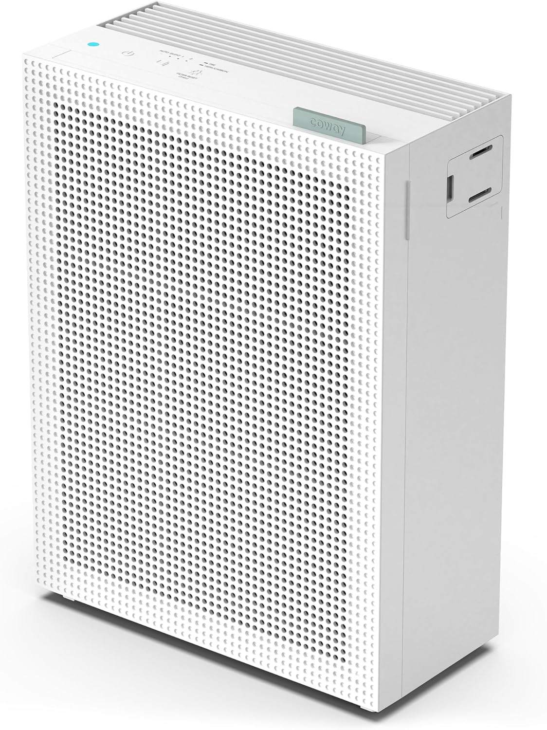 COWAY Air Purifier for Home Bedroom, ECARF Quiet Mark Certified, 20 dB Sleep Mode, easy pull-out washable pre-filter for less mess, for allergy, smoke, pollen, pet, air purifiers, Airmega 150, White