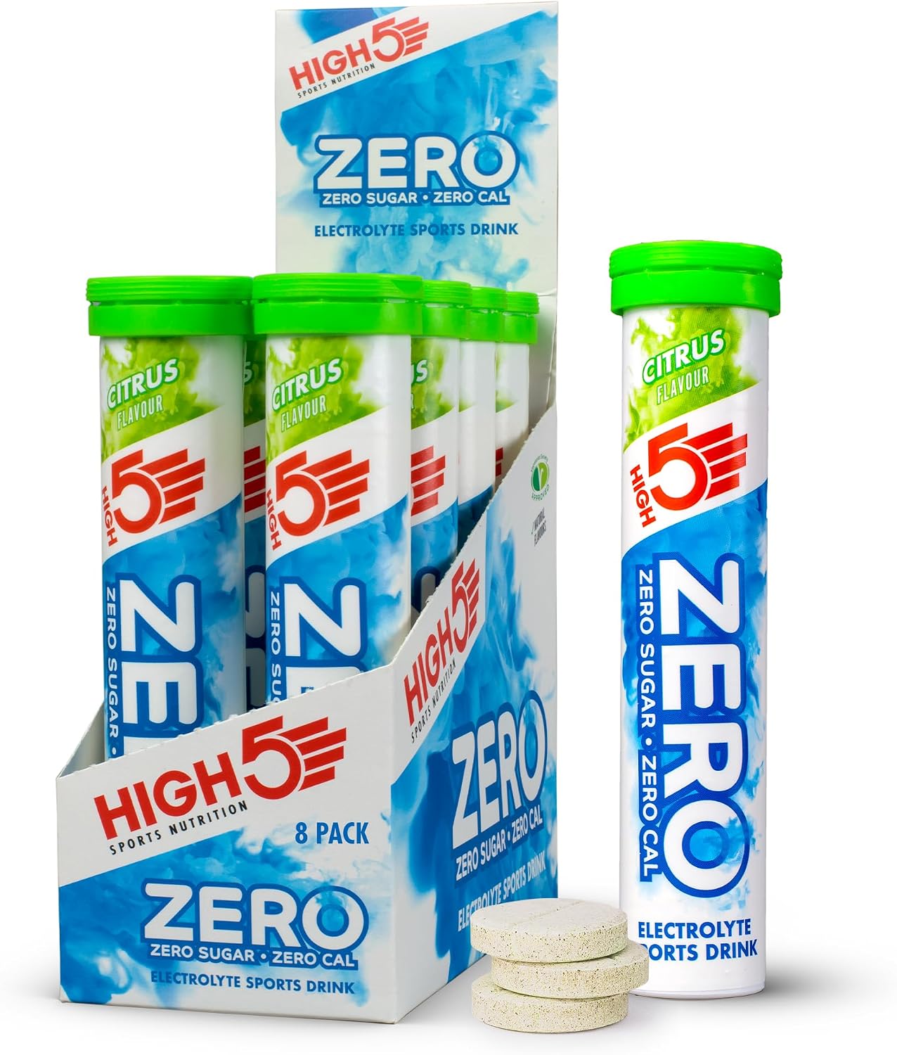 HIGH5 ZERO Electrolyte Tablets for Hydration, Citrus, 160 Tablets