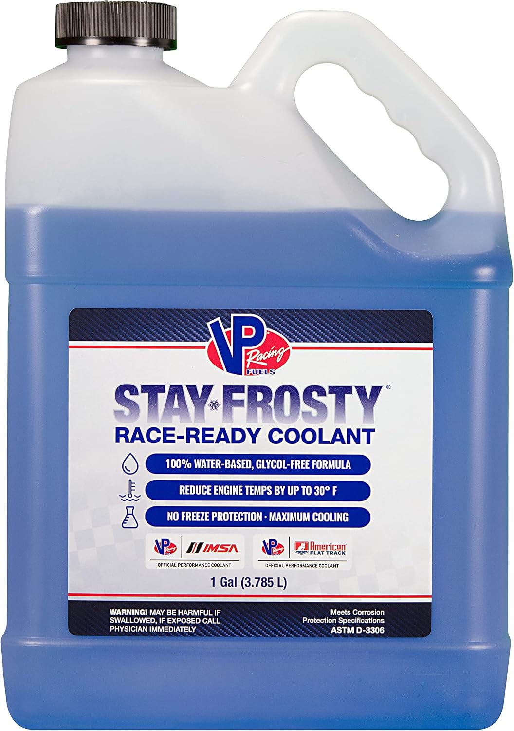 VP Racing 23051 Stay Frosty – Race-Ready Coolant with 100% Water-Based Formula - Gallon (Pack of 1)