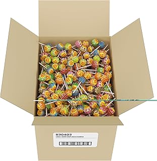 Chupa Chups Classic Halloween Trick or Treat Candy Lollipop Variety Assortment, 7 Flavors, Individually Wrapped Bulk Candy for Adults & Kids (1000 Suckers)