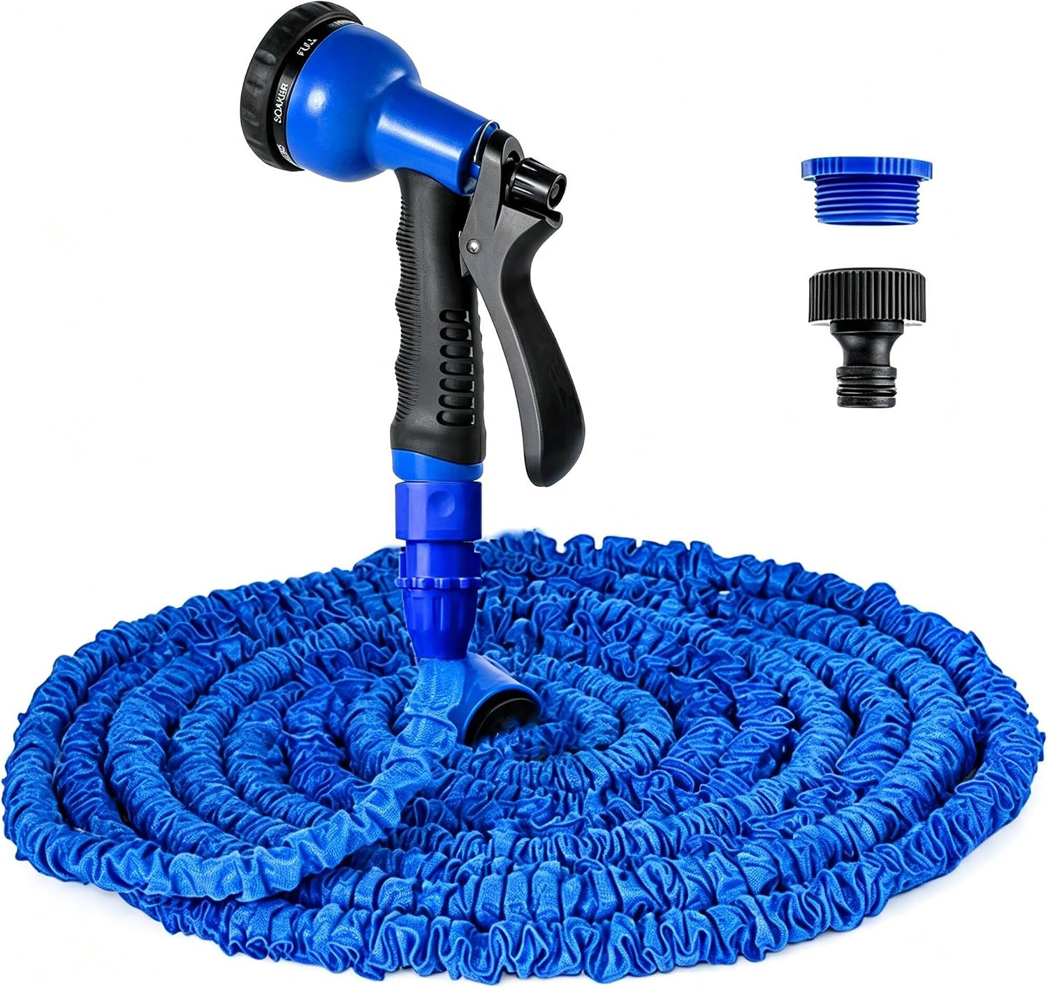 VENQI Garden Hoses 25ft, Hose Pipe Expandable, Expanding Magic Water Hoses with 8-Pattern Spray Nozzle,Leak-Proof Stretch Hose Retractable Hosepipes for Garden