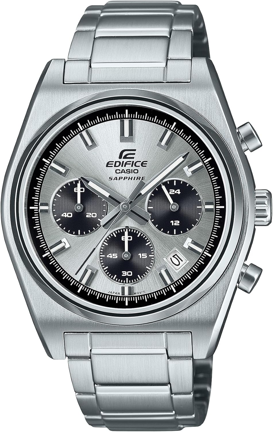 Casio EFB-730D Series | Men's Digital Watch | (Silver) | 100WR | 1-Sec Chronograph | Date Display