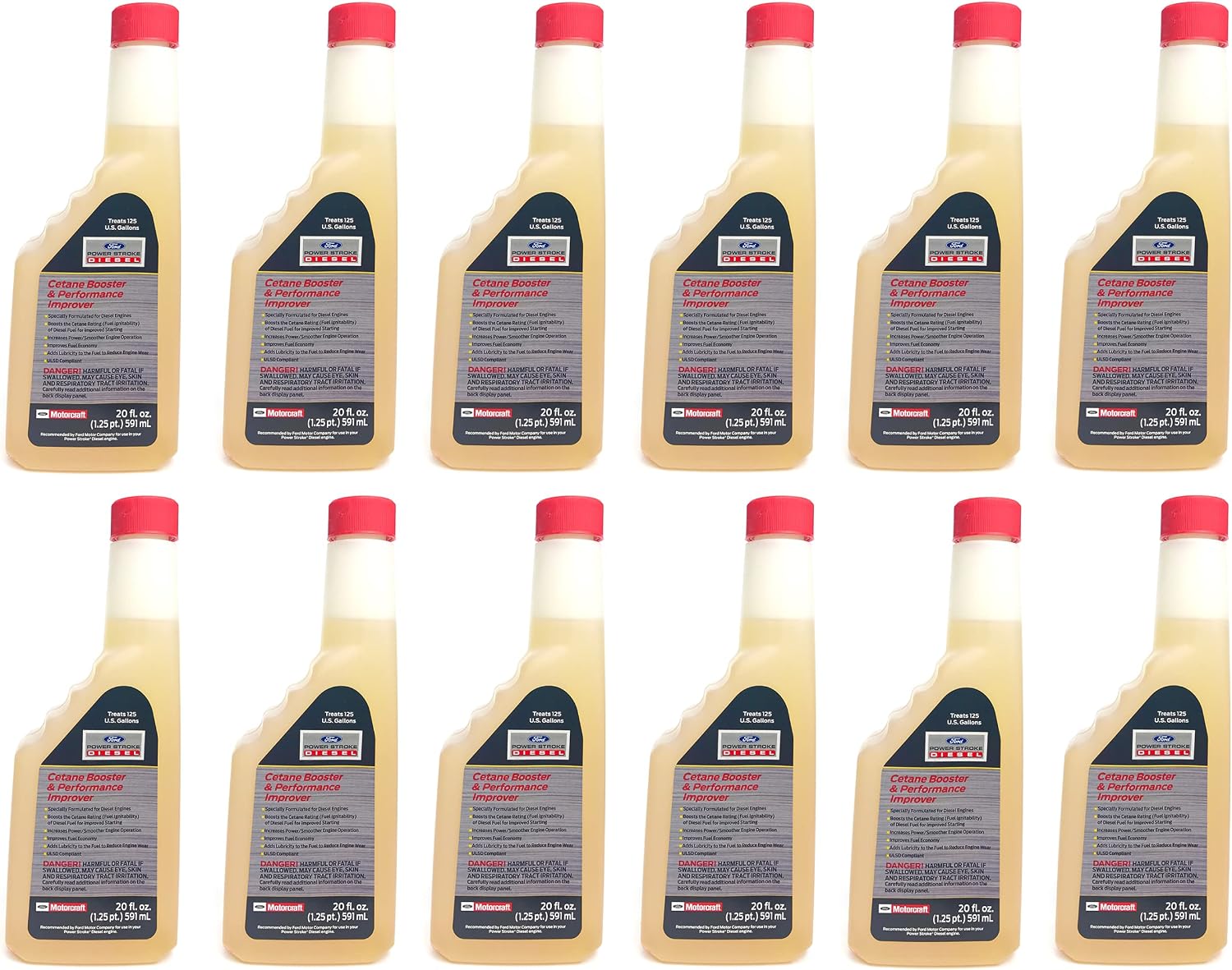 Ford Powerstroke Diesel 6.0L Engine Cetane Booster Performance Improver 12 Pack