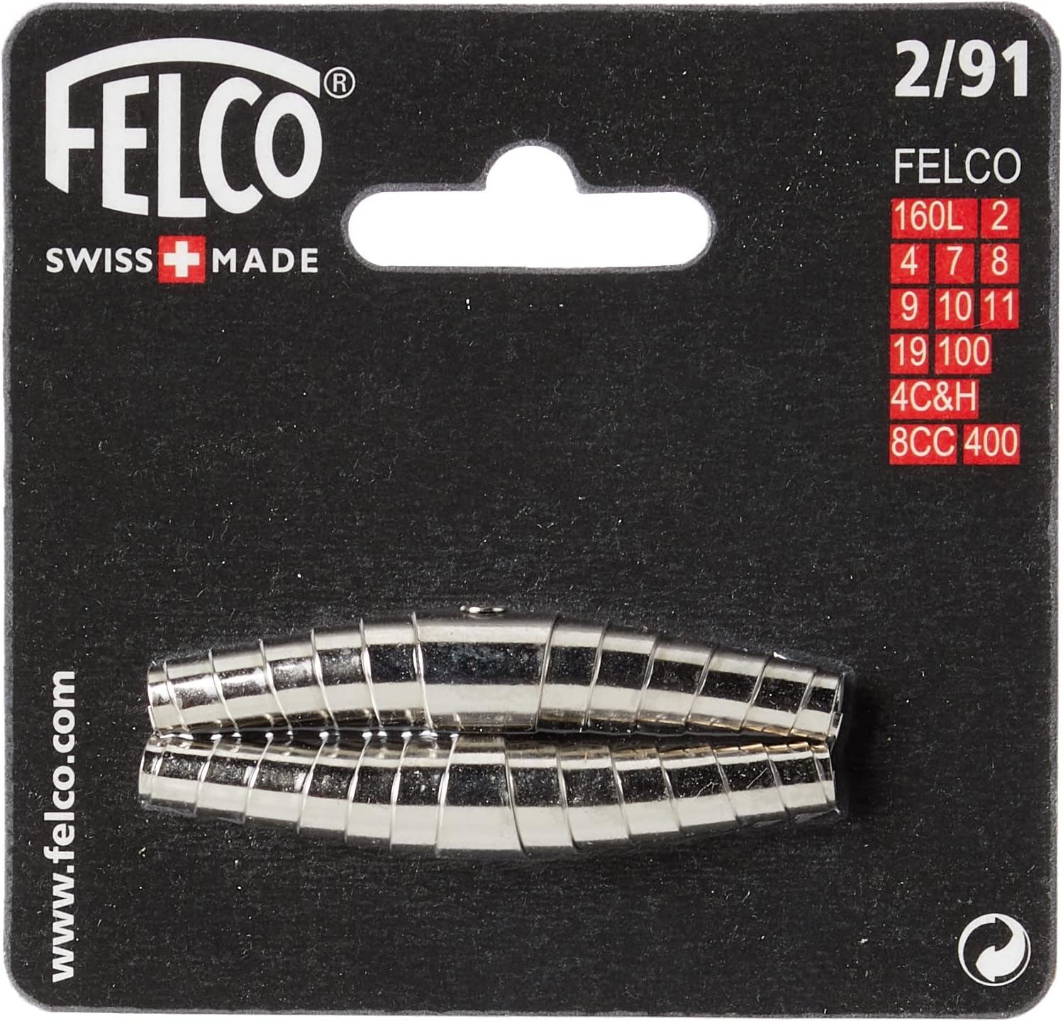 Felco Spares Replacement Springs Felco 2/4/ 7/8/ 9/10/ 11/100 Packs of 2-2/91 Made in Switzerland