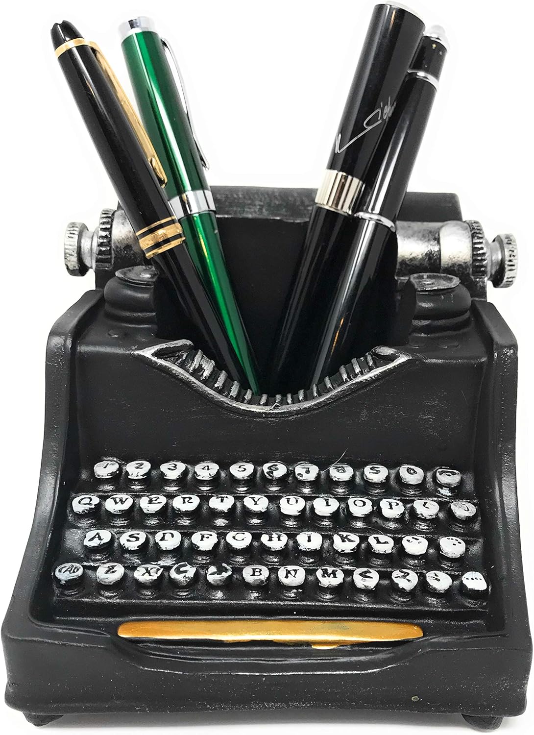 CC Retro/Shabby Chic/Vintage Pencil Holder for Writer's Desk (Typewriter)