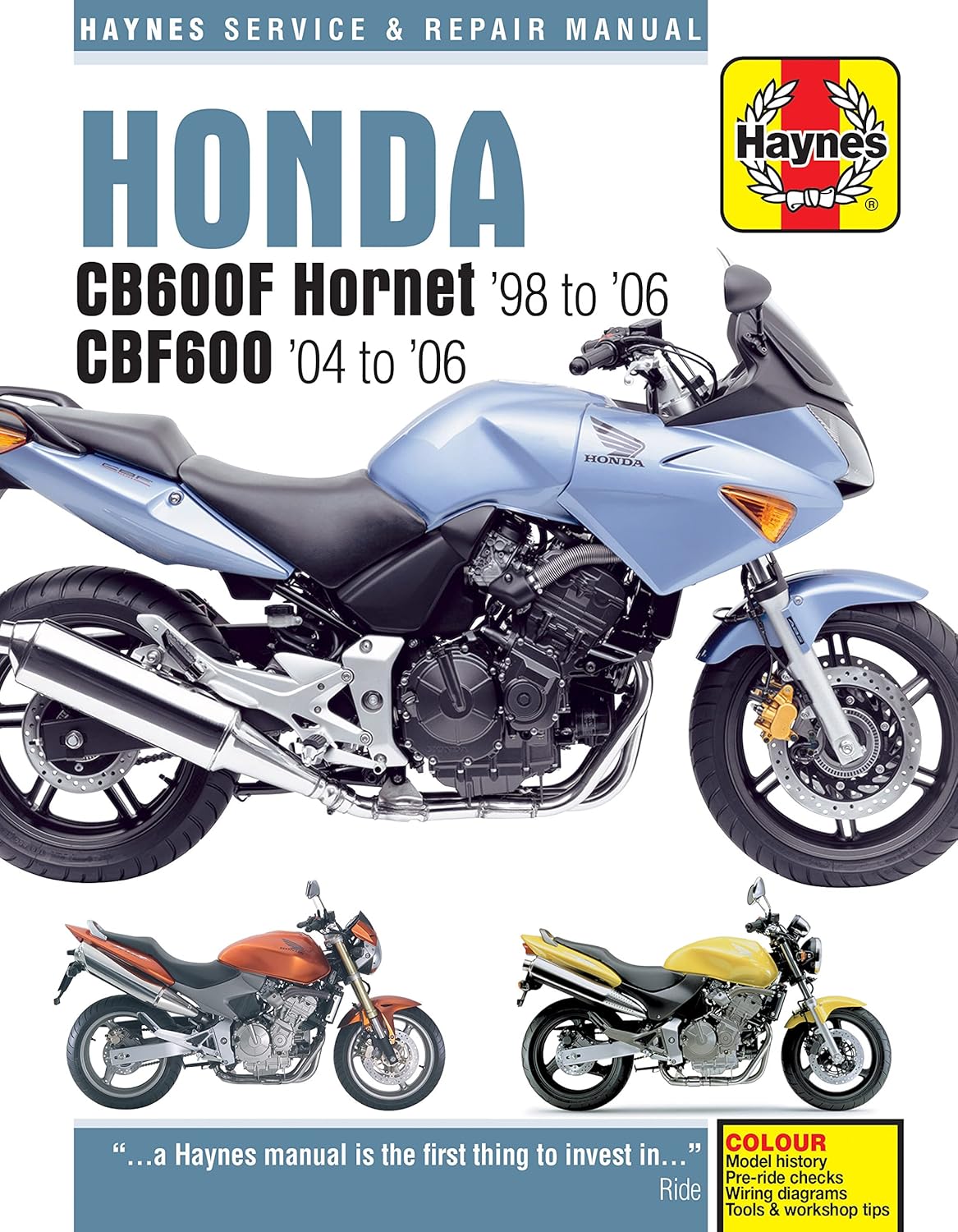 Honda CB600F Hornet & CBF600 1998 - 2006