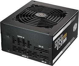 Cooler Master MWE Gold 850 V2 Full Modular, 850W, 80+ Gold Efficiency, 2 EPS Connectors, 120mm HDB Fan, Semi-fanless Operation, 5 Year Warranty
