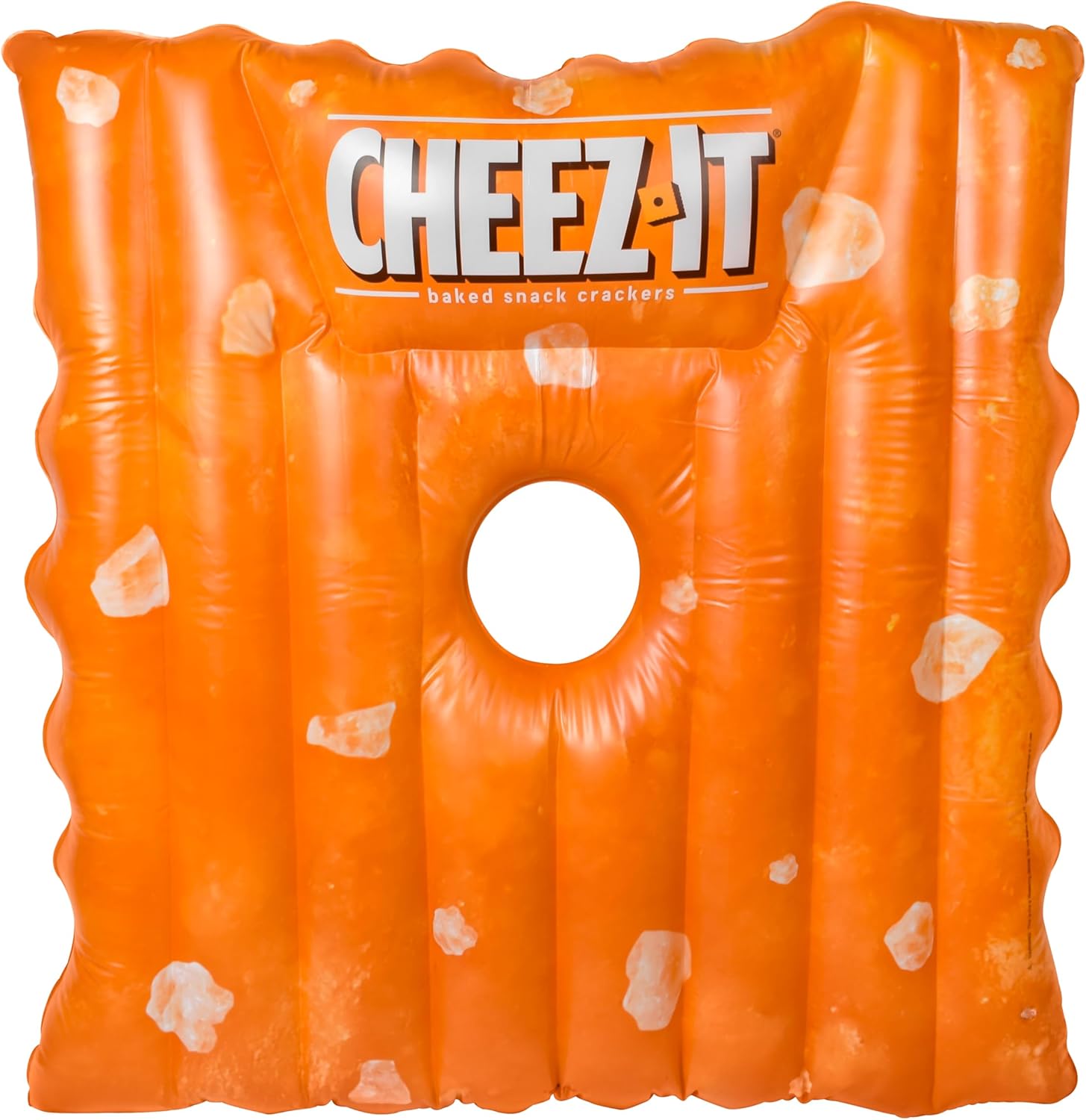 Giant Cheez-It Pool Float – Extra Large Inflatable Snack Shaped Floatie for Pool, Beach & Lake, Durable Vinyl, Over 4.5 Feet, Perfect for Lounging, Summer Parties, 4th of July Pool Party