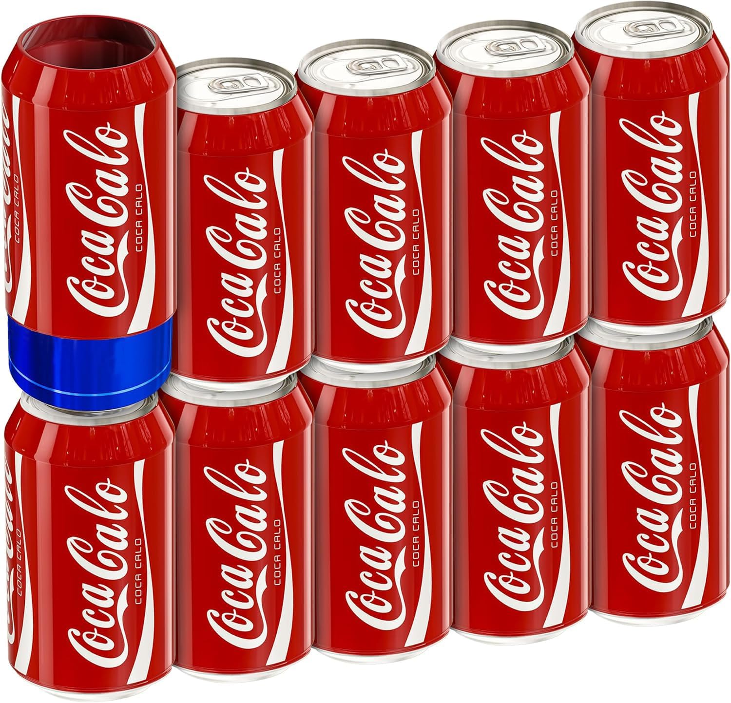 BeerSkin Silicone Can Covers that Look Like Soda 12 oz (355 ml) - 10 Pk | Fun Can Kozies for Camping, Outdoor Parties, Beach Accessories, Gift for Outdoor Lovers, Soda Can Cover - Red