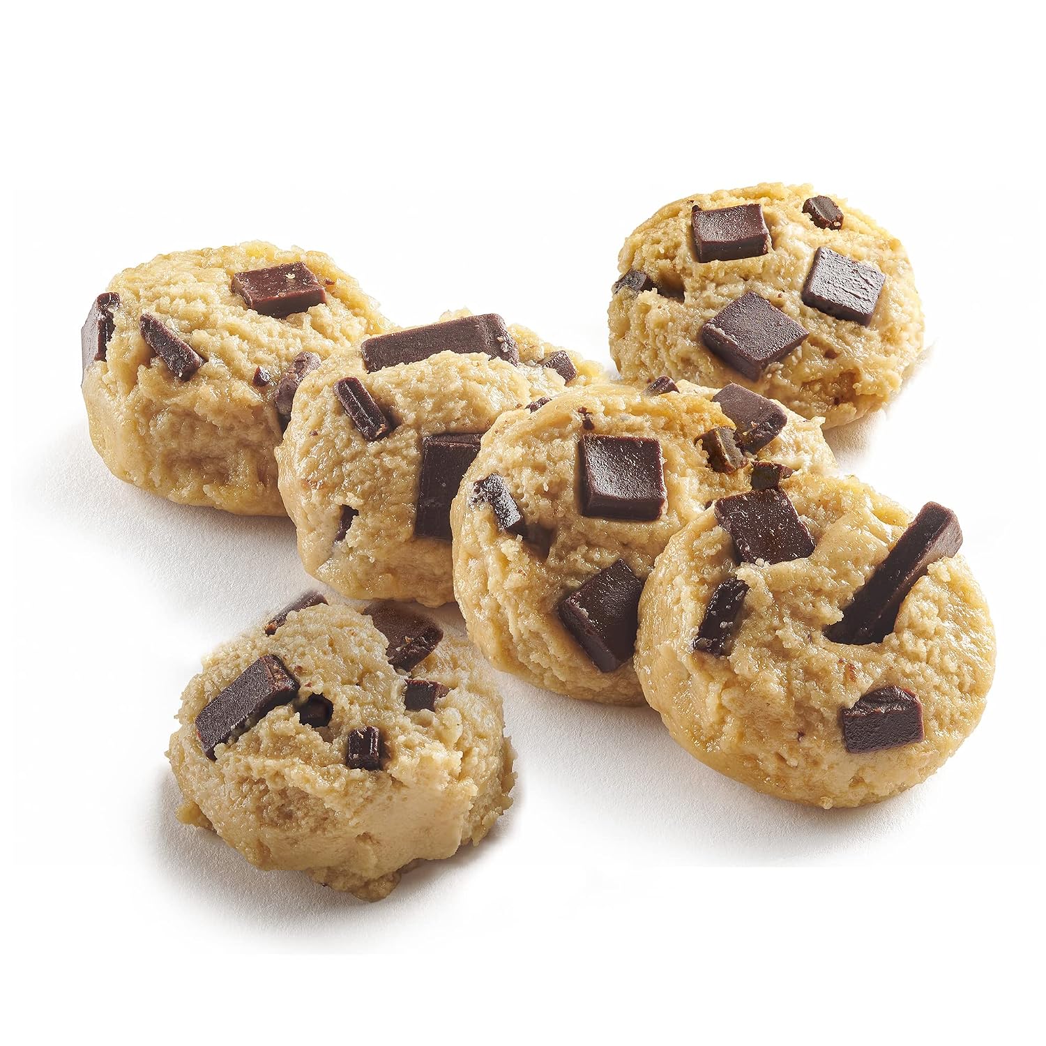 David's Cookies Preformed Frozen Cookie Dough – Chocolate Chunk, Ready-to-Bake Cookies, 80 Count