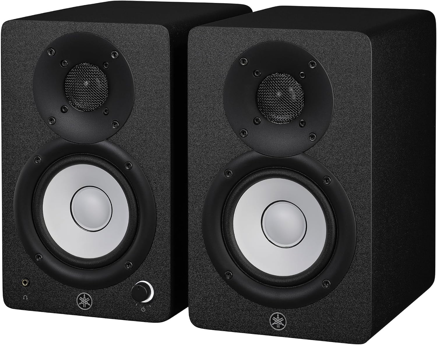 Yamaha HS3 Studio Monitors (Black) – Compact 2-Way Powered Speakers with Advanced Sound Control and Versatile Connectivity for Music Production and Video Editing