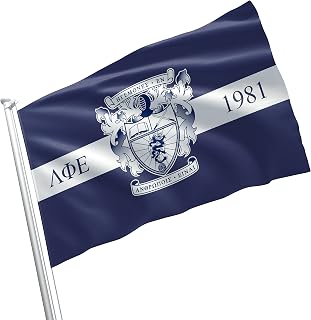 Lambda Phi Epsilon Fraternity Greek Life Licensed Flag 3x5 Feet Flag Banner Wall Decor Outdoor Indoor Decoration Brass Grommets Double Stitch (Lambda Phi Epsilon # 3)
